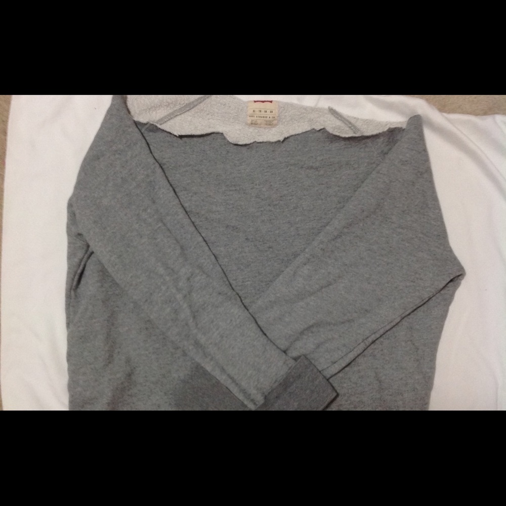 Oversized Levi's off the shoulder sweatshirt